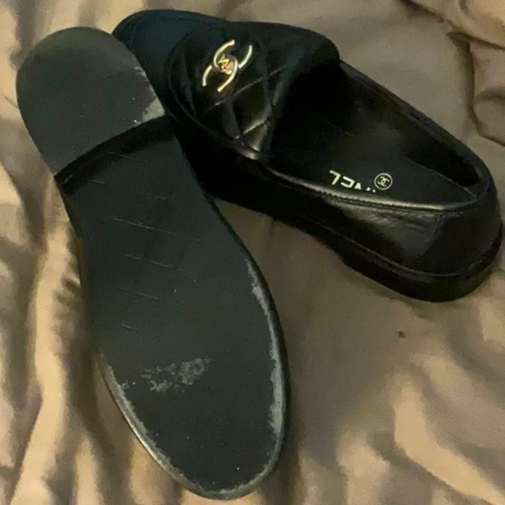 CHANEL Black loafers 38 - Picture 5 of 12